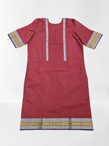 Maroon Kurti with Border