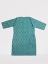 Blue Printed Kurti with Pockets