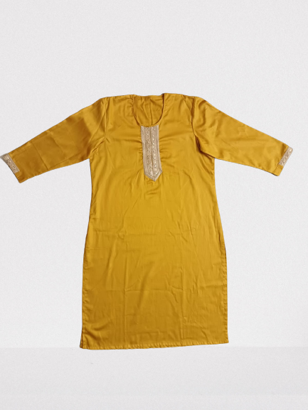 Golden Glow Egyptian Elegance Kurti Set