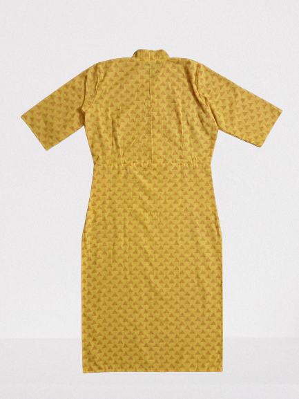 Sunshine Symmetry Frock-Style Kurti