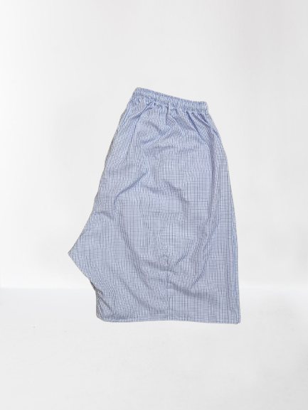 Blue Check Shorts