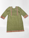 Green Kurti with Borders