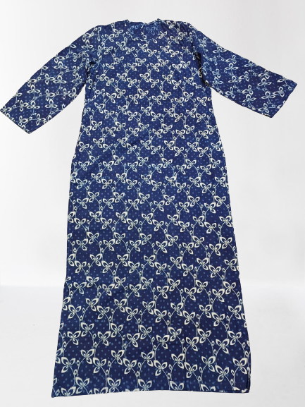 Long Indigo Kurti