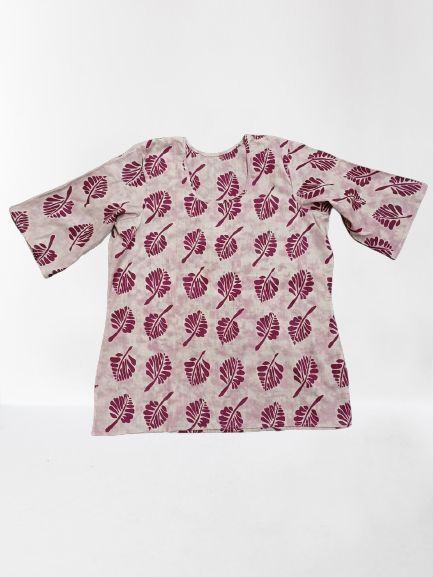 Maroon Leaf Top