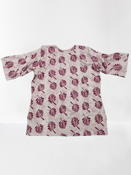 Maroon Leaf Top