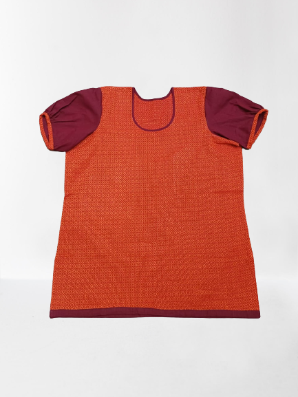 Orange Plain Top