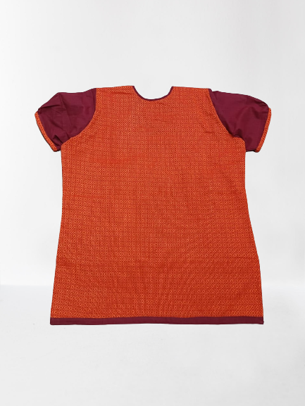 Orange Plain Top