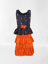 Black & Orange Baby Frock