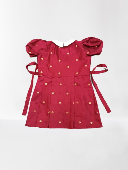 Maroon Baby Frock