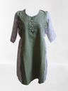 Green and White Mica Kurti