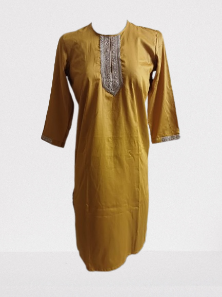 Golden Glow Egyptian Elegance Kurti Set