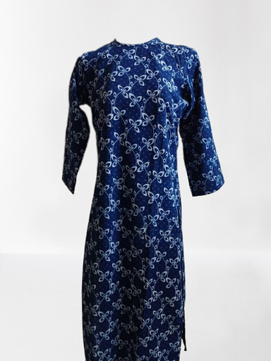 Long Indigo Kurti