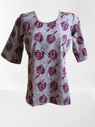 Maroon Leaf Top