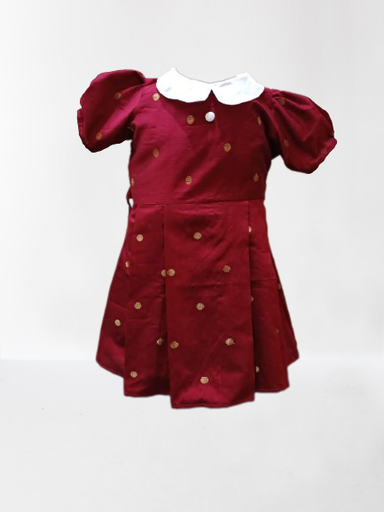 Maroon Baby Frock